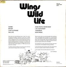 1971 12 07 - 1971 WINGS - WINGS WILD LIFE - PCS 7142 - 1E 062 o 04946 - UK - pic 1