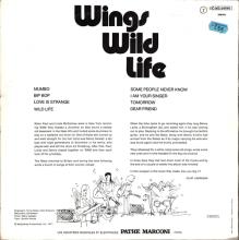 1971 12 07 - 1971 WINGS - WINGS WILD LIFE - T 2C 062-04946 - FRANCE - pic 1