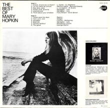 1972 03 31 MARY HOPKIN - THE BEST OF MARY HOPKIN - APPLE - 5C 054-93536 -HOLLAND - pic 2