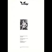 1972 WINGS OVER EUROPE - PAUL MCCARTNEY AND WINGS TOUR CONCERT PROGRAMME - pic 10