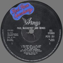 1973 05 04 - 1973 WINGS - PAUL McCARTNEY - RED ROSE SPEEDWAY - PCTC 251 - OC 066 o 05311 - UK - A-LP - pic 5