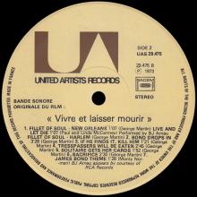 1973 07 02 1973 ORIGINAL SOUNDTRACK JAMES BOND - LIVE AND LET DIE - UNITED ARTISTS RECORDS - UAS 29475-B - FRANCE - pic 6