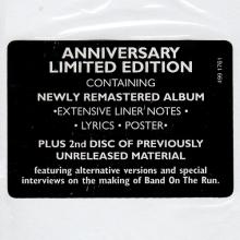 1973 12 07 - 1999 PAUL McCARTNEY AND WINGS - BAND ON THE RUN - 4 -25TH ANNIVERSARY EDITION - 0C 064 o 05503 - 7 24349 91761 3 - pic 15