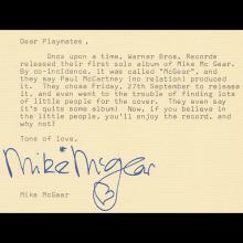 1974 09 27 - McGear - Mike McGear - Promo LP - pic 10