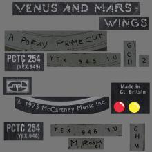 1975 05 30 - 1975 PAUL McCARTNEY - WINGS - VENUS AND MARS - PCTC 254 - 0C 066 96623Y - SIGNED COPY - UK - pic 1