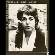 1975 05 30 b Venus And Mars Paul McCartney Press Kit - pic 7