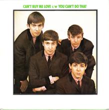 1976 03 06 HOL ⁄ HOL The Beatles The Singles Collection 1962-1970 - R 5114 - Can't Buy Me Love ⁄ You Can't Do That - BS 45 - pic 5