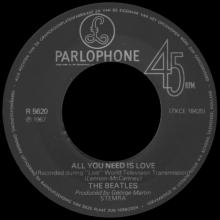 1976 03 06 HOL ⁄ HOL The Beatles The Singles Collection 1962-1970 - R 5620 - All You Need Is Love ⁄ Baby,You're A Rich Man-BS 45 - pic 1