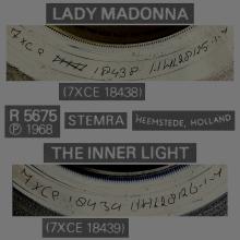 1976 03 06 HOL ⁄ HOL The Beatles The Singles Collection 1962-1970 - R 5675 - Lady Madonna ⁄ The Inner Light - BS 45 - pic 1