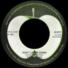 1976 03 06 HOL ⁄ HOL The Beatles The Singles Collection 1962-1970 - R 5777 - Get Back ⁄ Don't Let Me Down - BS 45 - pic 1