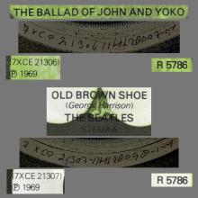 1976 03 06 HOL ⁄ HOL The Beatles The Singles Collection 1962-1970 - R 5786 - The Ballad Of John And Yoko ⁄ Old Brown Shoe - BS 4 - pic 1