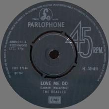 1976 03 06 HOL ⁄ UK The Beatles The Singles Collection 1962-1970 - R 4949 - Love Me Do ⁄ P.S. I Love You - BS 45 - pic 1