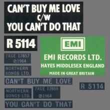 1976 03 06 HOL ⁄ UK The Beatles The Singles Collection 1962-1970 - R 5114 - Can't Buy Me Love ⁄ You Can't Do That - BS 45 - pic 1