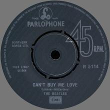 1976 03 06 HOL ⁄ UK The Beatles The Singles Collection 1962-1970 - R 5114 - Can't Buy Me Love ⁄ You Can't Do That - BS 45 - pic 1