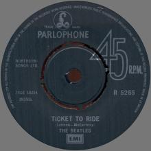 1976 03 06 HOL ⁄ UK The Beatles The Singles Collection 1962-1970 - R 5265 - Ticket To Ride ⁄ Yes It Is - BS 45 - pic 1