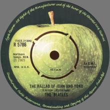 1976 03 06 HOL ⁄ UK The Beatles The Singles Collection 1962-1970 - R 5786 - The Ballad Of John And Yoko ⁄ Old Brown Shoe - BS 45 - pic 1