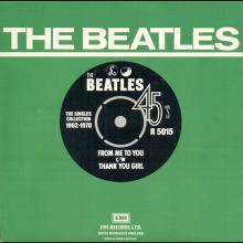 1976 03 06 UK The Beatles The Singles Collection 1962-1970 - R 5015 - From Me To You ⁄ Thank You Girl - pic 1