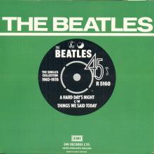 1976 03 06 UK The Beatles The Singles Collection 1962-1970 - R 5160 - A Hard Day's Night ⁄ Things We Said Today - pic 1