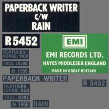 1976 03 06 UK The Beatles The Singles Collection 1962-1970 - R 5452 - Paperback Writer ⁄ Rain - pic 3