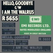 1976 03 06 UK The Beatles The Singles Collection 1962-1970 - R 5655 - Hello Goodbye ⁄ I Am The Walrus - pic 3