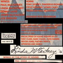 1976 04 09 PAUL McCARTNEY - WINGS AT THE SPEED OF SOUND - PAS 10010 - UK - pic 1