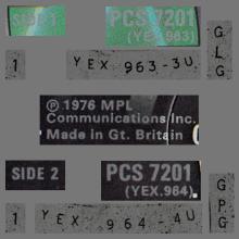 1976 12 10 PAUL McCARTNEY - WINGS OVER AMERICA - B - PCSP 720 - 0C 154-98 497⁄8⁄9 - UK - pic 5