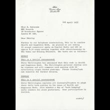 1977 04 29 b Percy Thrill's Thrillington - Proposed Marketing Campaign - Draft Schedule - Press - pic 6