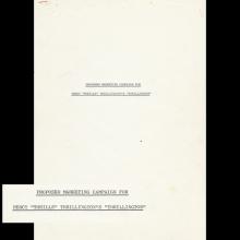 1977 04 29 a Percy Thrill's Thrillington - Proposed Marketing Campaign - Draft Schedule - Press - pic 4