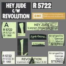 1977 HOL The Beatles The Singles Collection 1962-1970 - ECI - R 5722 - Hey Jude ⁄Revolution - Beatles Holland - pic 1