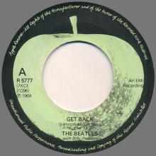 1977 HOL The Beatles The Singles Collection 1962-1970 - ECI - R 5777 - Get Back ⁄ Don't Let Me Down - Beatles Holland - pic 1