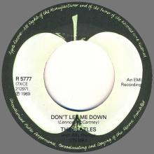 1977 HOL The Beatles The Singles Collection 1962-1970 - ECI - R 5777 - Get Back ⁄ Don't Let Me Down - Beatles Holland - pic 5