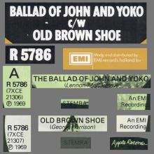 1977 HOL The Beatles The Singles Collection 1962-1970 - ECI - R 5786 - The Ballad Of John And Yoko ⁄ Old Brown Shoe - Holland - pic 1