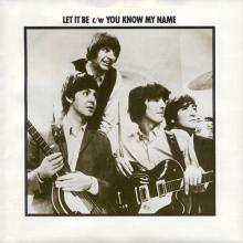 1977 HOL The Beatles The Singles Collection 1962-1970 - ECI - R 5833 - Let It Be ⁄ You Know My Name (Look Up The Number) - pic 1