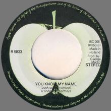 1977 HOL The Beatles The Singles Collection 1962-1970 - ECI - R 5833 - Let It Be ⁄ You Know My Name (Look Up The Number) - pic 5