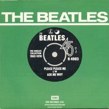 1977 UK The Beatles The Singles Collection 1962-1970 - R 4983 - Please Please Me ⁄ Ask Me Why - World Records  - pic 1