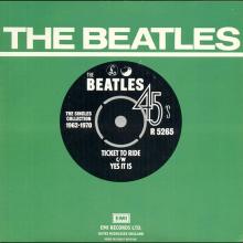 1977 UK The Beatles The Singles Collection 1962-1970 - R 5265 - Ticket To Ride ⁄ Yes It Is - World Records  - pic 1