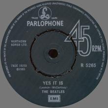 1977 UK The Beatles The Singles Collection 1962-1970 - R 5265 - Ticket To Ride ⁄ Yes It Is - World Records  - pic 5