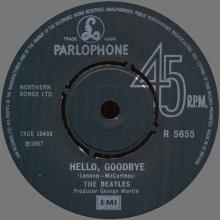 1977 UK The Beatles The Singles Collection 1962-1970 - R 5655 - Hello, Goodbye ⁄ I Am The Walrus - World Records - pic 4