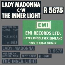 1977 UK The Beatles The Singles Collection 1962-1970 - R 5675 - Lady Madonna ⁄ The Inner Light - World Records - pic 1