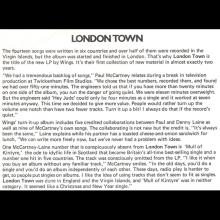 1978 03 31 a London Town - Paul McCartney  Wings - Press kit  - pic 10