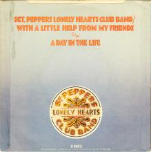 1982 12 07 THE BEATLES SINGLES COLLECTION - BSCP1 - R 6022 - B - SGT. PEPPER'S / WITH A LITTLE / A DAY IN THE LIFE- SOLID CENTER - pic 5