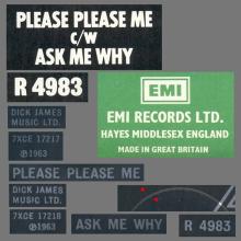 1978 UK The Beatles The Singles Collection 1962-1970 - R 4983 - Please Please Me ⁄ Ask Me Why - World Records - Solid center - pic 3