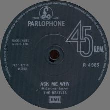 1978 UK The Beatles The Singles Collection 1962-1970 - R 4983 - Please Please Me ⁄ Ask Me Why - World Records - Solid center - pic 5