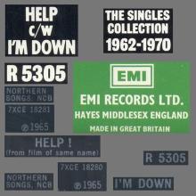 1978 UK The Beatles The Singles Collection 1962-1970 - R 5305 - Help ⁄ I'm Down - World Records - pic 1