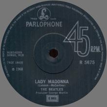 1978 UK The Beatles The Singles Collection 1962-1970 - R 5675 - Lady Madonna ⁄ The Inner Light - World Records - Solid Center - pic 4