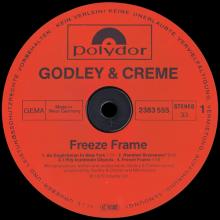 1979 11 30 GODLEY & CREME - FREEZE FRAME - GET WELL SOON - POLYDOR - STEREO 2383 555 - GERMANY - pic 5
