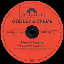 1979 11 30 GODLEY & CREME - FREEZE FRAME - GET WELL SOON - POLYDOR - STEREO 2383 555 - GERMANY - pic 6