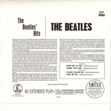 1981 12 07 UK The Beatles E.P.s Collection - GEP 8880 - The Beatles ' Hits - B - pic 1