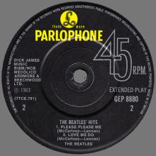 1981 12 07 UK The Beatles E.P.s Collection - GEP 8880 - The Beatles ' Hits - B - pic 1