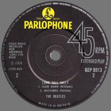 1981 12 07 UK The Beatles E.P.s Collection - GEP 8913 - Long Tall Sally - B - pic 4